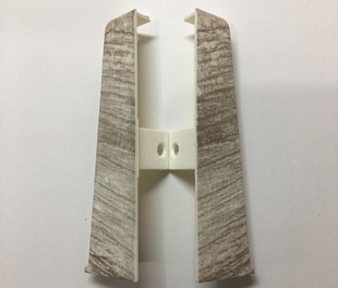 Фурнитура для плинтуса Cezar 75 мм Заглушка