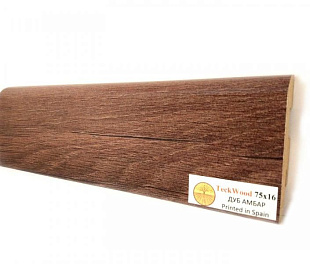 Плинтус напольный МДФ TeckWood Дуб Амбар (Oak Barn) (75х16)
