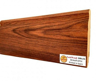 Плинтус напольный МДФ TeckWood Ясный орех (Bright Walnut) (100x16)