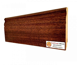 Плинтус напольный МДФ TeckWood Дуб Бронза (Oak Bronze) (100x16)