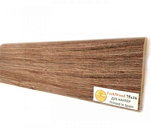 Плинтус напольный МДФ TeckWood Дуб Хантер (Oak Hunter) (75х16)