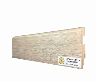 Плинтус напольный МДФ TeckWood Дуб Мистери (75х16)