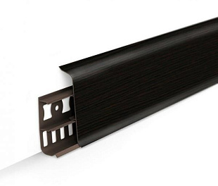 Плинтус напольный Ideal Деконика D70 303 Венге темный