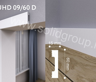 Плинтус напольный Солид 2 UHD 09/60 D