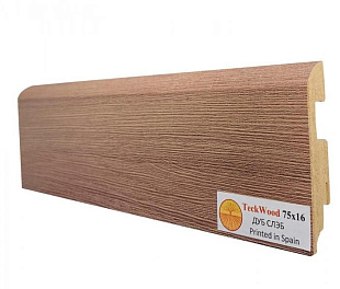 Плинтус напольный МДФ TeckWood Дуб Слэб (75х16)
