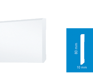 Плинтус напольный Arbiton STIQ S0810 White