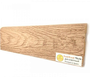 Плинтус напольный МДФ TeckWood Дуб Северный (Oak North) (75х16)