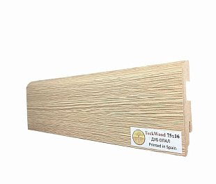 Плинтус напольный МДФ TeckWood Дуб Опал (75х16)