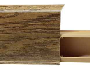 Плинтус напольный Winart Tera (72 мм) Дуб Антрацит 711