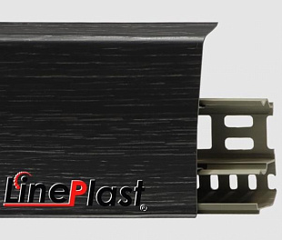 Плинтус напольный LinePlast Венге тёмный LS028