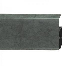 Плинтус напольный Winart Quadro (80 мм) 340 Мрамор тёмный