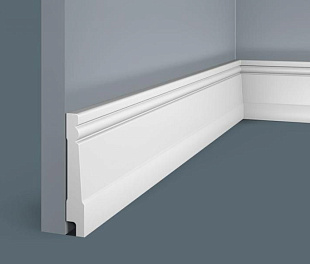 Плинтус напольный из экополимера Cosca PX016 90x15