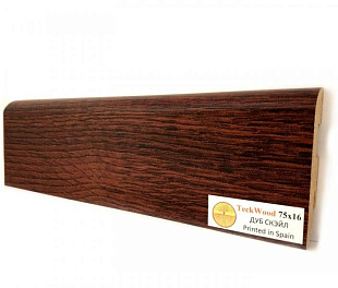 Плинтус напольный МДФ TeckWood Дуб Скэйл (Oak Scale) (75х16)