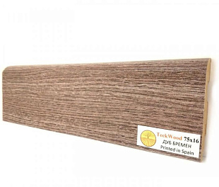 Плинтус напольный МДФ TeckWood Дуб Бремен (Oak Bremen) (75х16)