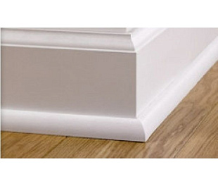 Плинтус Quick-Step под покраску (160 мм) QSISKRWHITEMD240 - Ovolo