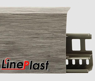 Плинтус напольный LinePlast Ива серебристая LS007