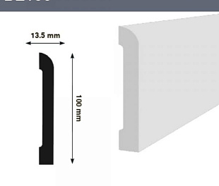 Плинтус напольный Hiwood BE100