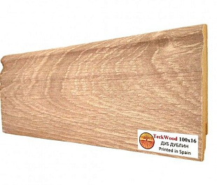 Плинтус напольный МДФ TeckWood Дуб Дублин (Oak Dublin) (100x16)