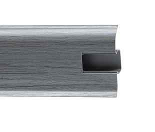 Плинтус напольный Winart (58 мм) 855 Серебристый жемчуг