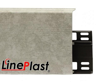 Плинтус напольный LinePlast Бетон светлый LB016