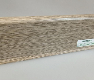 Плинтус напольный Ideal Деконика D70 208 Дуб мокко