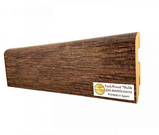 Плинтус напольный МДФ TeckWood Дуб Миллениум (Oak Millennium) (75х16)