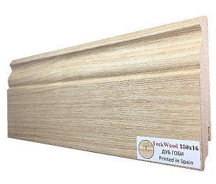 Плинтус напольный МДФ TeckWood Дуб Гоби (100x16)