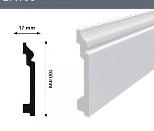 Плинтус напольный Hiwood BA100