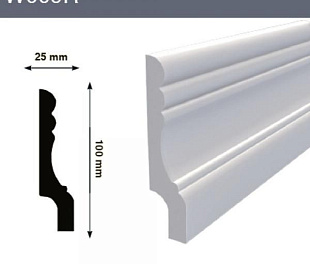 Плинтус напольный Hiwood W009R