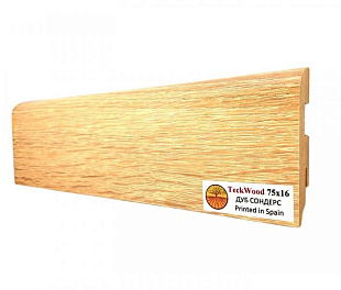 Плинтус напольный МДФ TeckWood Дуб Сондерс (Oak Sonders) (75х16)