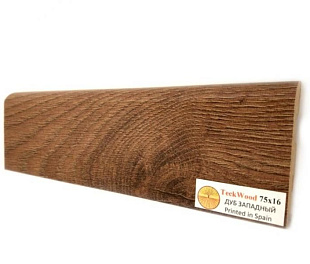 Плинтус напольный МДФ TeckWood Дуб Западный (Oak West) (75х16)