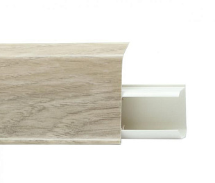 Плинтус напольный Winart Quadro (55 мм) 514 Дуб полярный