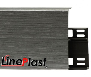 Плинтус напольный LinePlast Металлик Файн-лайн LB020
