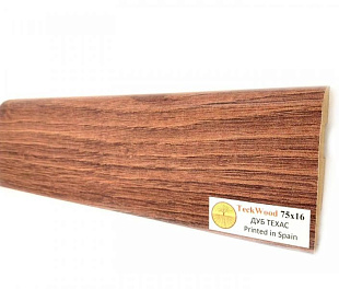 Плинтус напольный МДФ TeckWood Дуб Техас (Oak Texas) (75х16)
