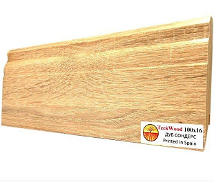Плинтус напольный МДФ TeckWood Дуб Сондерс (Oak Sonders (100x16)