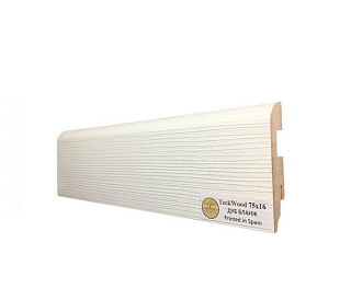 Плинтус напольный МДФ TeckWood Дуб Бланж (75х16)