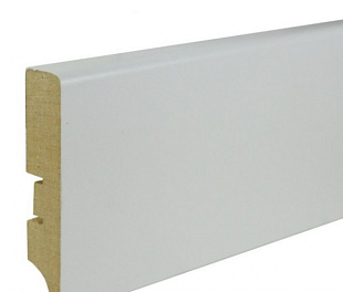 Плинтус напольный под покраску МДФ Smartprofil Paint 80A