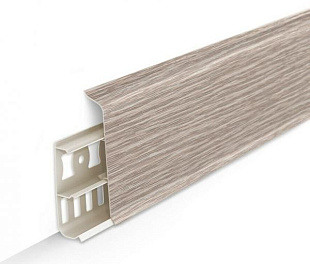 Плинтус напольный Ideal Деконика D85 229 Дуб латте