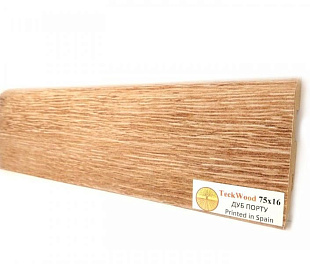Плинтус напольный МДФ TeckWood Дуб Порту (Oak Porto) (75х16)