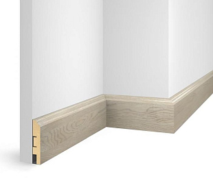 Плинтус напольный МДФ Cosca Nanoflex Дуб Сноу