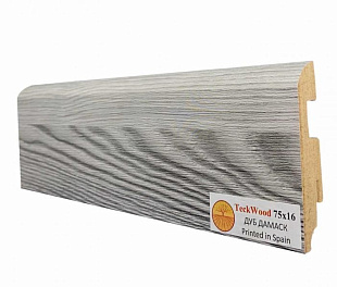 Плинтус напольный МДФ TeckWood Дуб Дамаск (75х16)