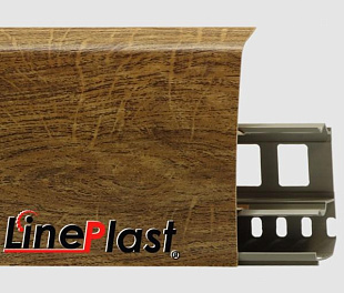 Плинтус напольный LinePlast Атласное дерево LS017