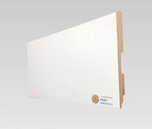 Плинтус напольный МДФ TeckWood Белый Роял (140х16)