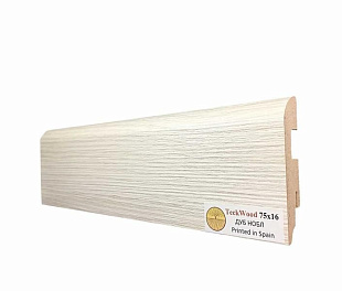 Плинтус напольный МДФ TeckWood Дуб Нобл (75х16)