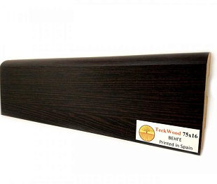 Плинтус напольный МДФ TeckWood Венге (Wenge) (75х16)