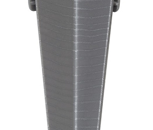 Фурнитура для плинтуса Winart Tera (72 мм) Угол внутренний