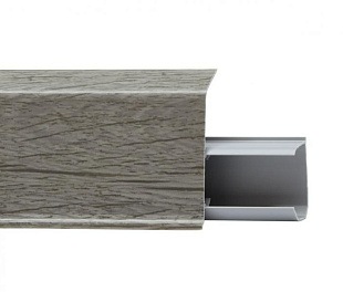 Плинтус напольный Winart Quadro (55 мм) 536 Дуб сепия