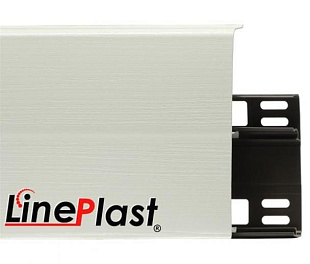 Плинтус напольный LinePlast Белый глянец LB002