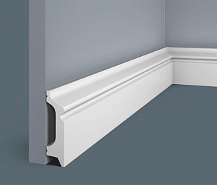 Плинтус напольный из экополимера Cosca PX001 78x21