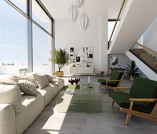 Виниловый пол SPC CM Floor ScandiWood (4 мм) Дуб Серый 01